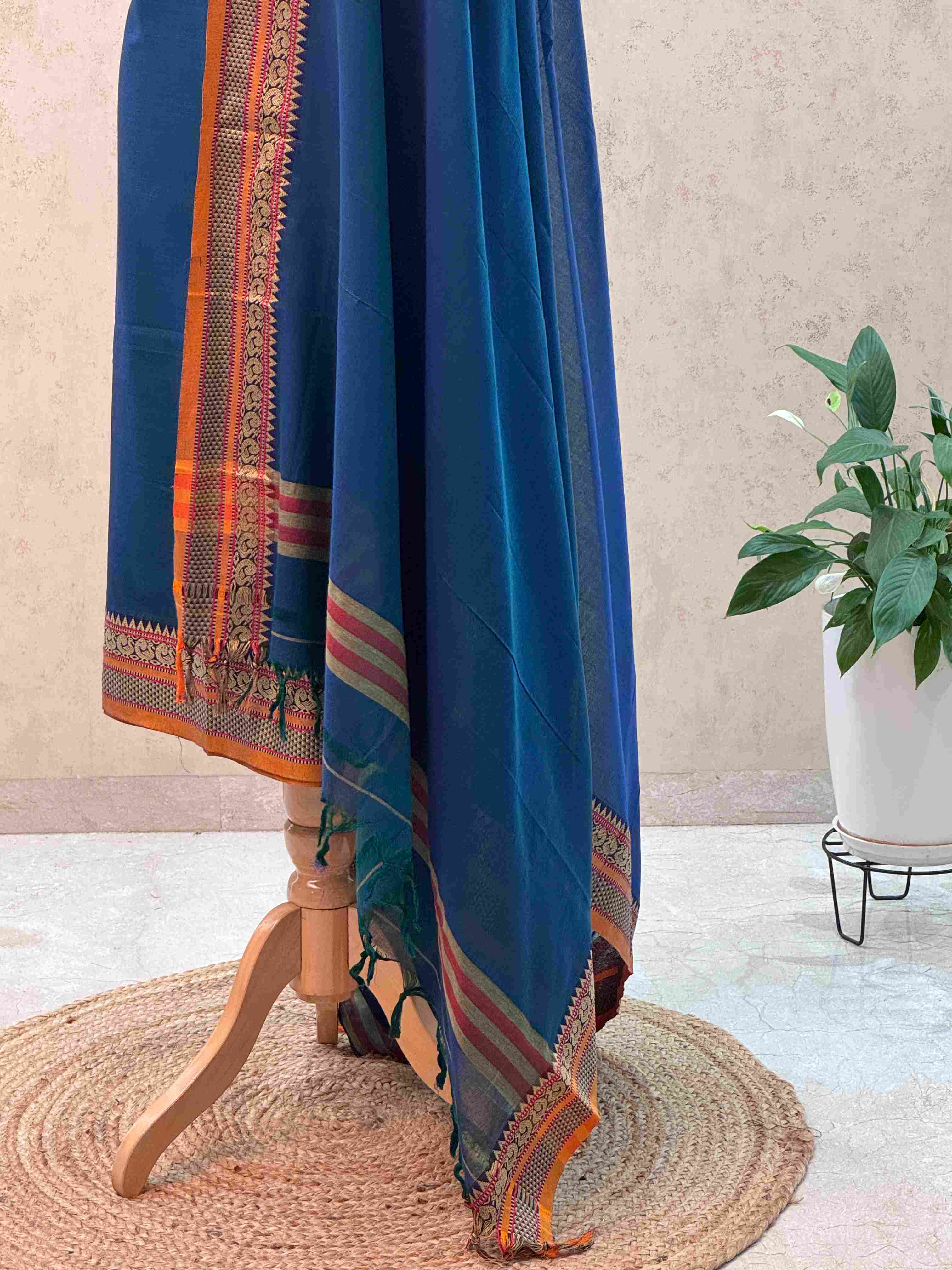 Authentic Mangalgiri Cotton Dress Material(shirt, bottom, Dupatta)
