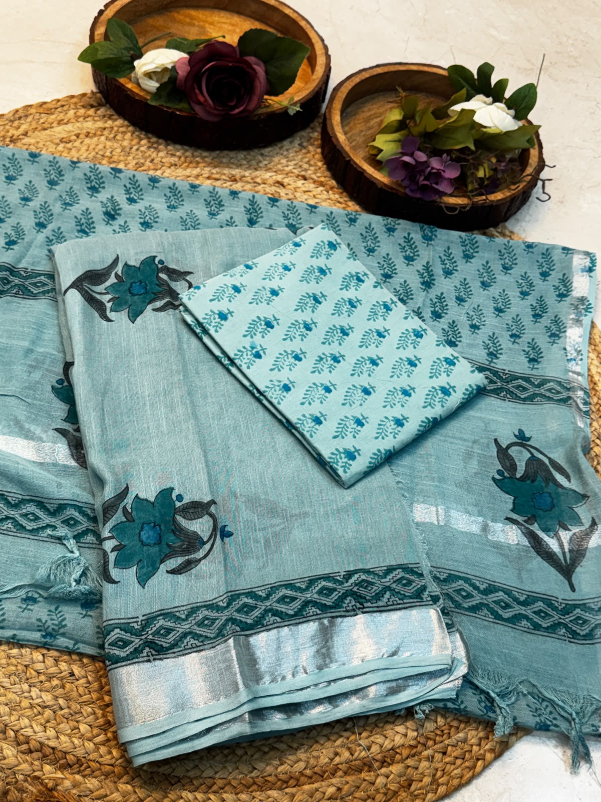 Soft Cotton Linen suits | 3pc