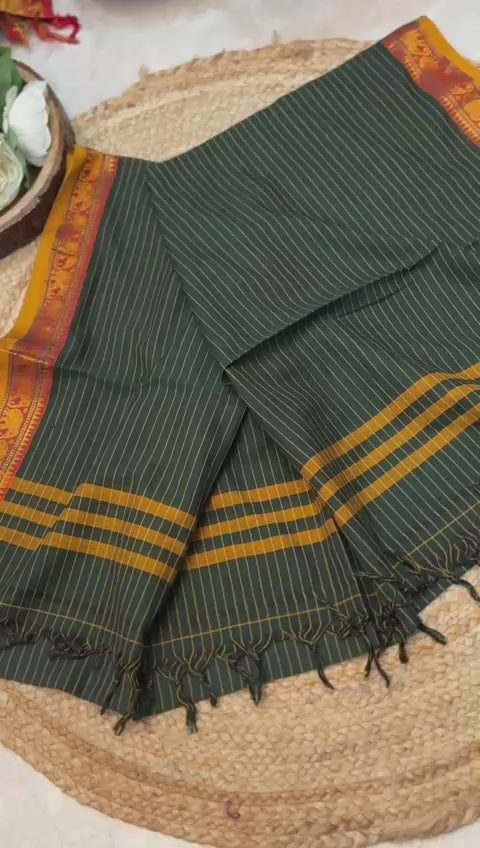 Authentic Mangalgiri Cotton Dress Material(shirt, bottom, Dupatta)
