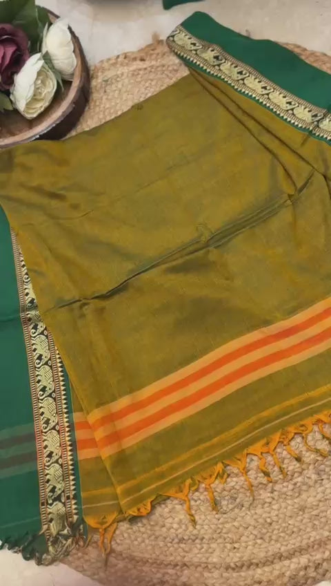 Authentic Mangalgiri Cotton Dress Material(shirt, bottom, Dupatta)